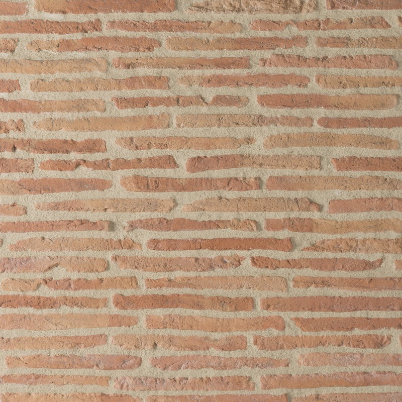 Revestimiento BRIQUETA, tono rojo