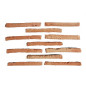Verblendung BRIQUETTE Farbton Rot - ORSOL Verblendung BRIQUETTE Farbton Rot - ORSOL