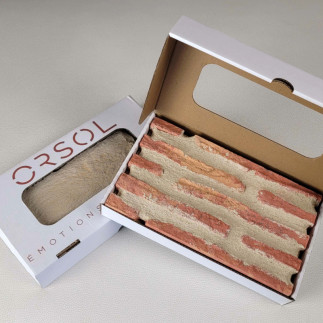 Muestra BRIQUETTE tono rojo - MATIERA