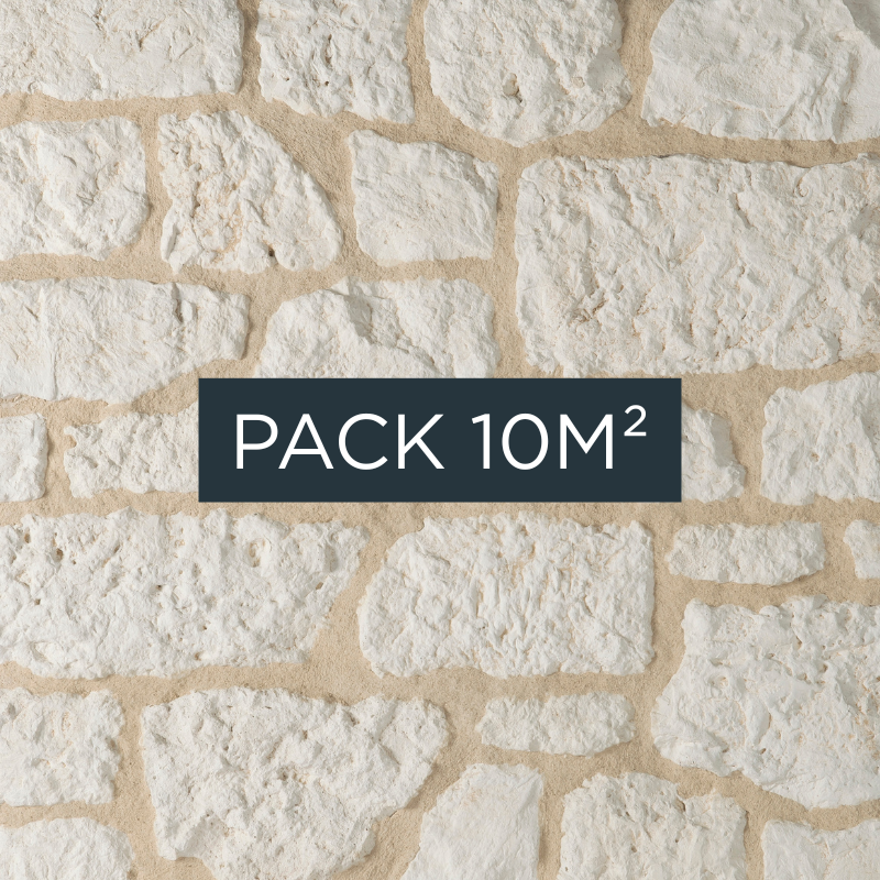 Embalagem MANOIR de 10m² – Kit de Revestimento e Produtos de Instalação